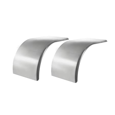 Betts Spring Fender, Half Tandem, Smooth, Radiused, Stainless, 16 Gauge, 66in, Pair TS33503100